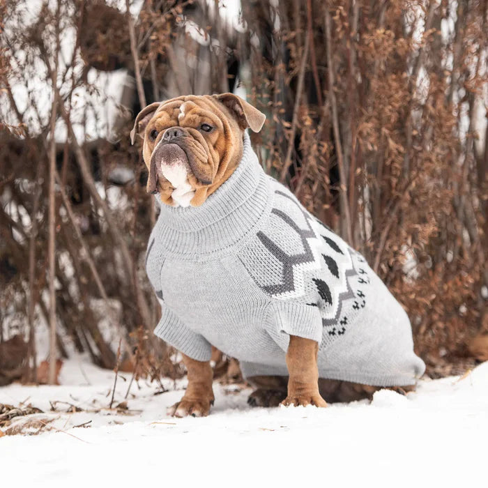 GF Pet - Heritage Dog Sweater | Grey Mix