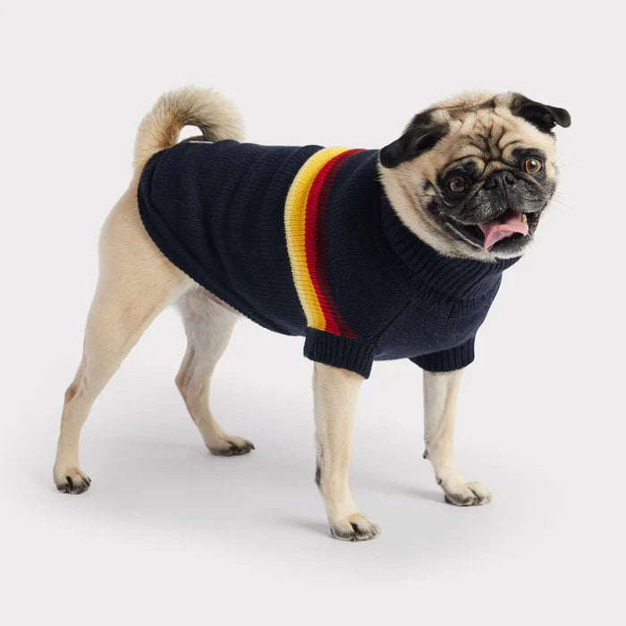 GF Pet - Retro Dog Sweater | Navy